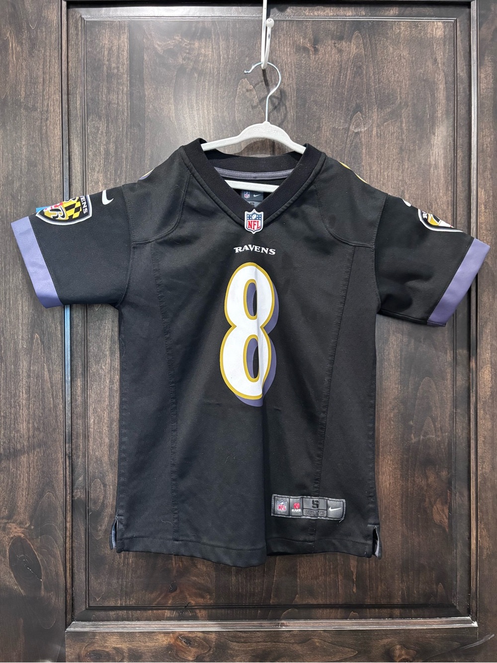 Nike Kids Baltimore Ravens Lamar Jackson #8 Jersey - Black/Purple/Gold